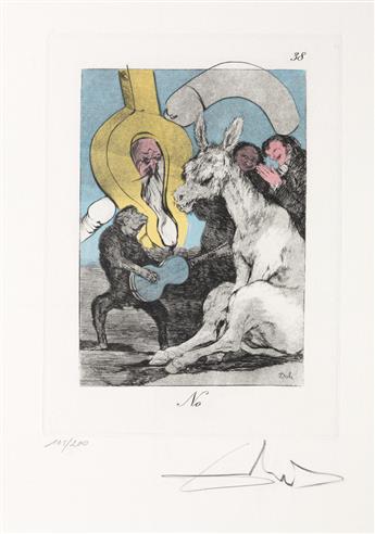 SALVADOR DALÍ Les Caprices de Goya.